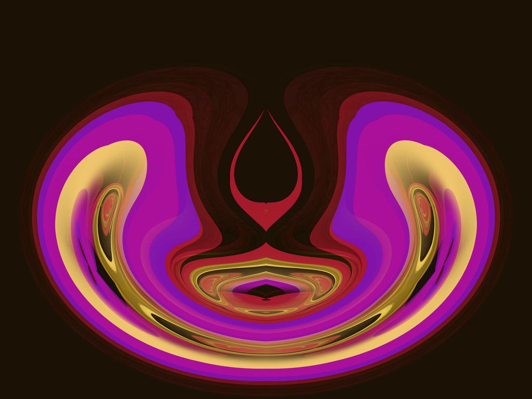 CZ Card -   Eliminates Indignation and Resentment  - Mystical Fire Flow   by Cuzco Artist Channeller ( Teresa Rubiolo)