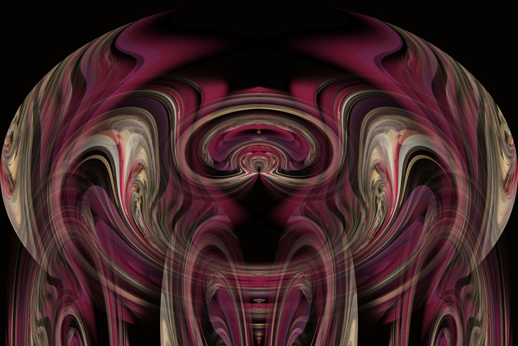 CZ Card - Rain of Burning Coals - Magical Boomerang - by Cuzco Artist Channeller ( Teresa Rubiolo ) 2025